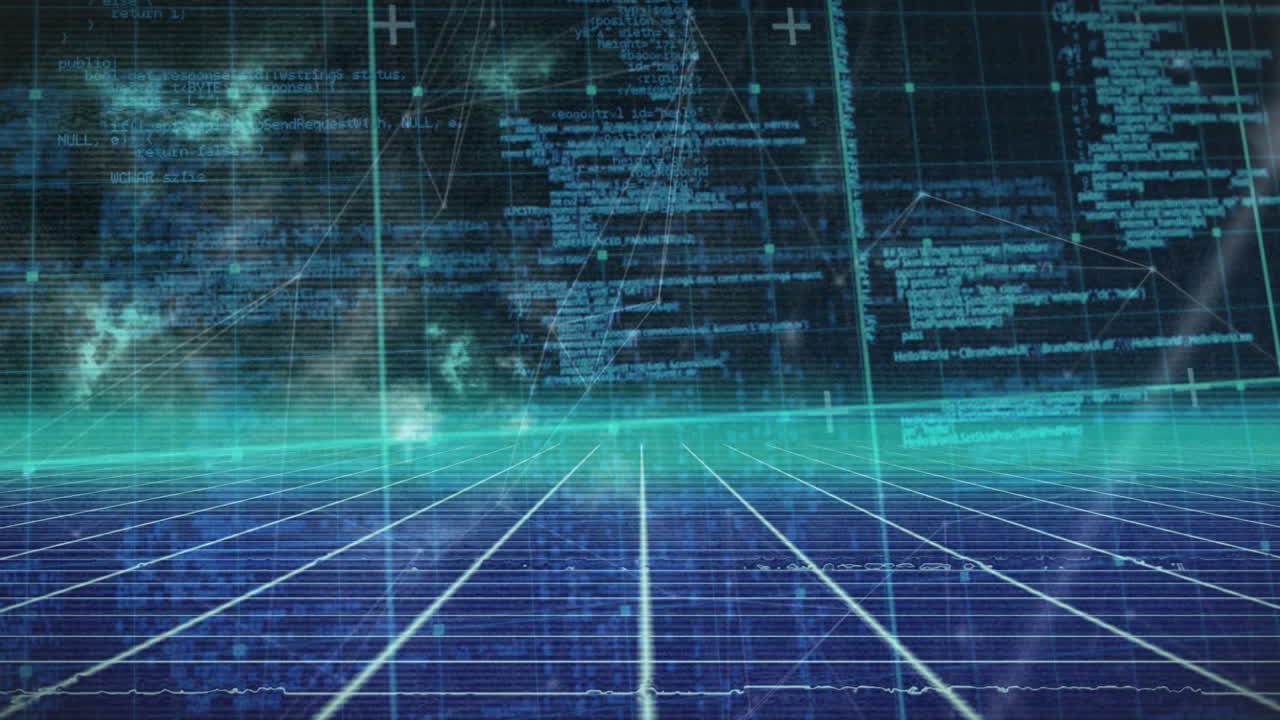 接続ネットワークによるデータ処理のアニメーション