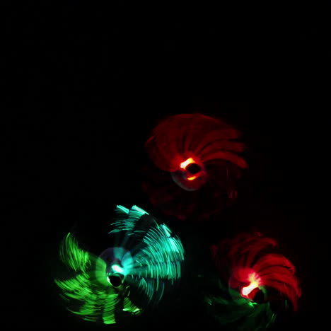 dancing girls in led costume at night outdoor. led show. square video