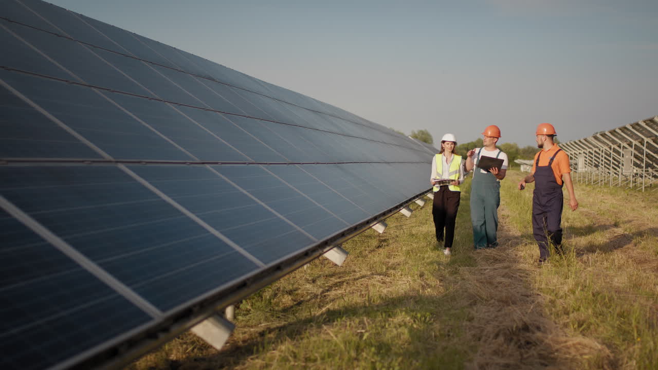 태양광 패널 검사 팀