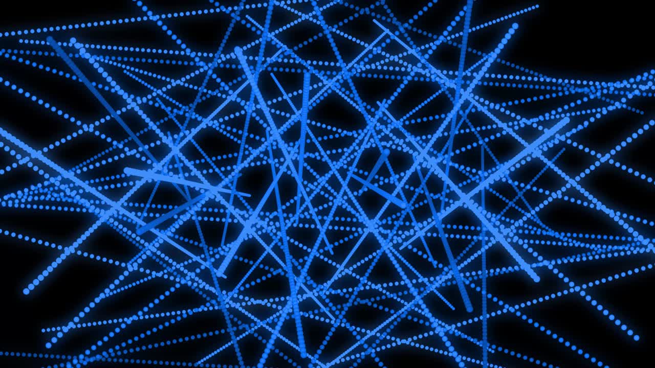 Blue color Dot Shape Pattern animation motion graphics