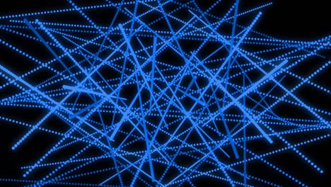 modello a forma di punto blu animazione motion graphics