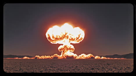 nuclear explosion test
