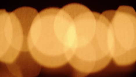 tea lights closeup rotating