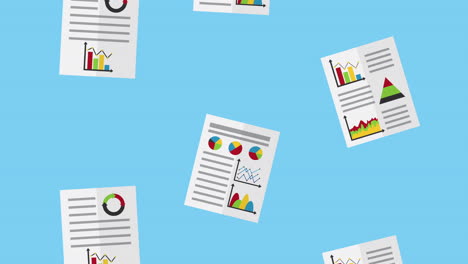 statistics documents rain graphic information