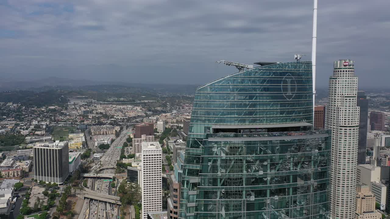 로스앤젤레스 다운타운 의 초고층 빌딩 - 공중 전망