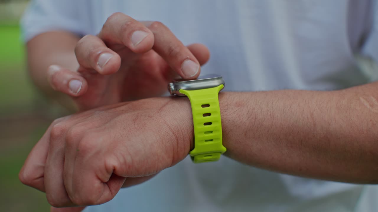 Smartwatch on a wrist