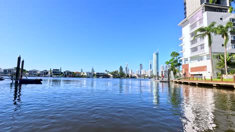 scenic river cruise with city skyline views