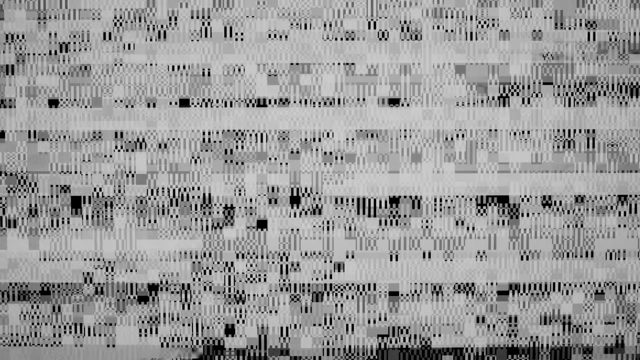 Abstract Digital Glitch and Static Noise Background
