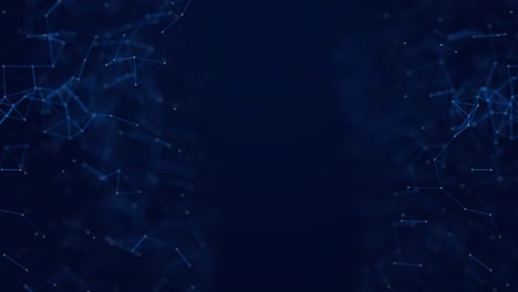 particles wave flowing cyberspace technology digital connection abstract motion background concept