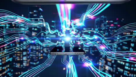 digital connectivity: smartphone and urban network