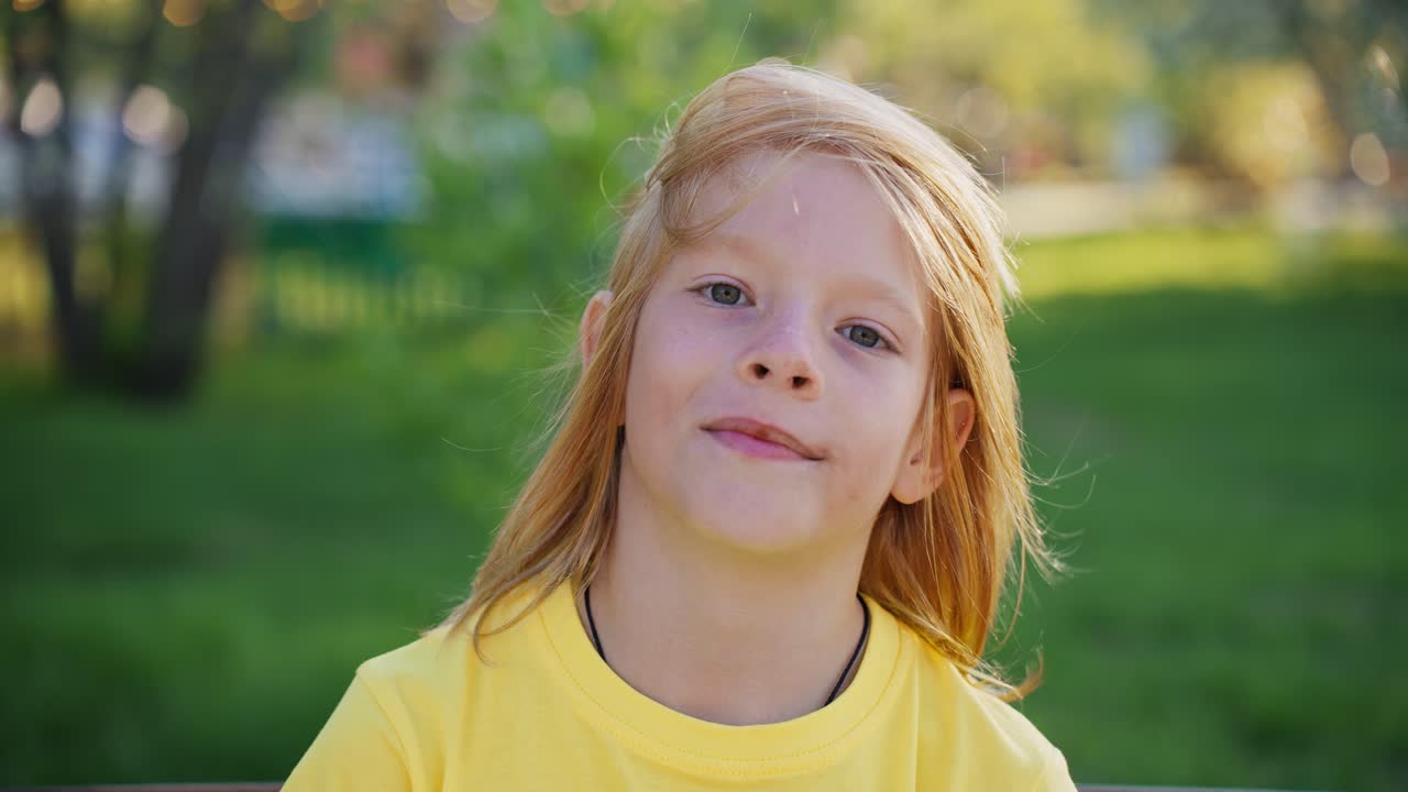 Young Boy in a Park
