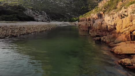 video of beautiful view of the sea coast with waves and rocks