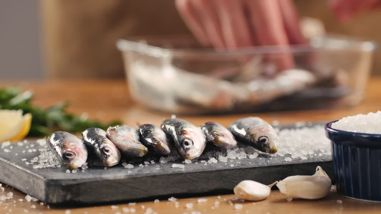 Preparing Anchovies