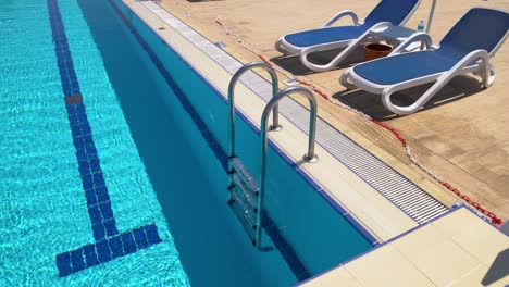 Grab-bars-ladder-in-the-swimming-pool