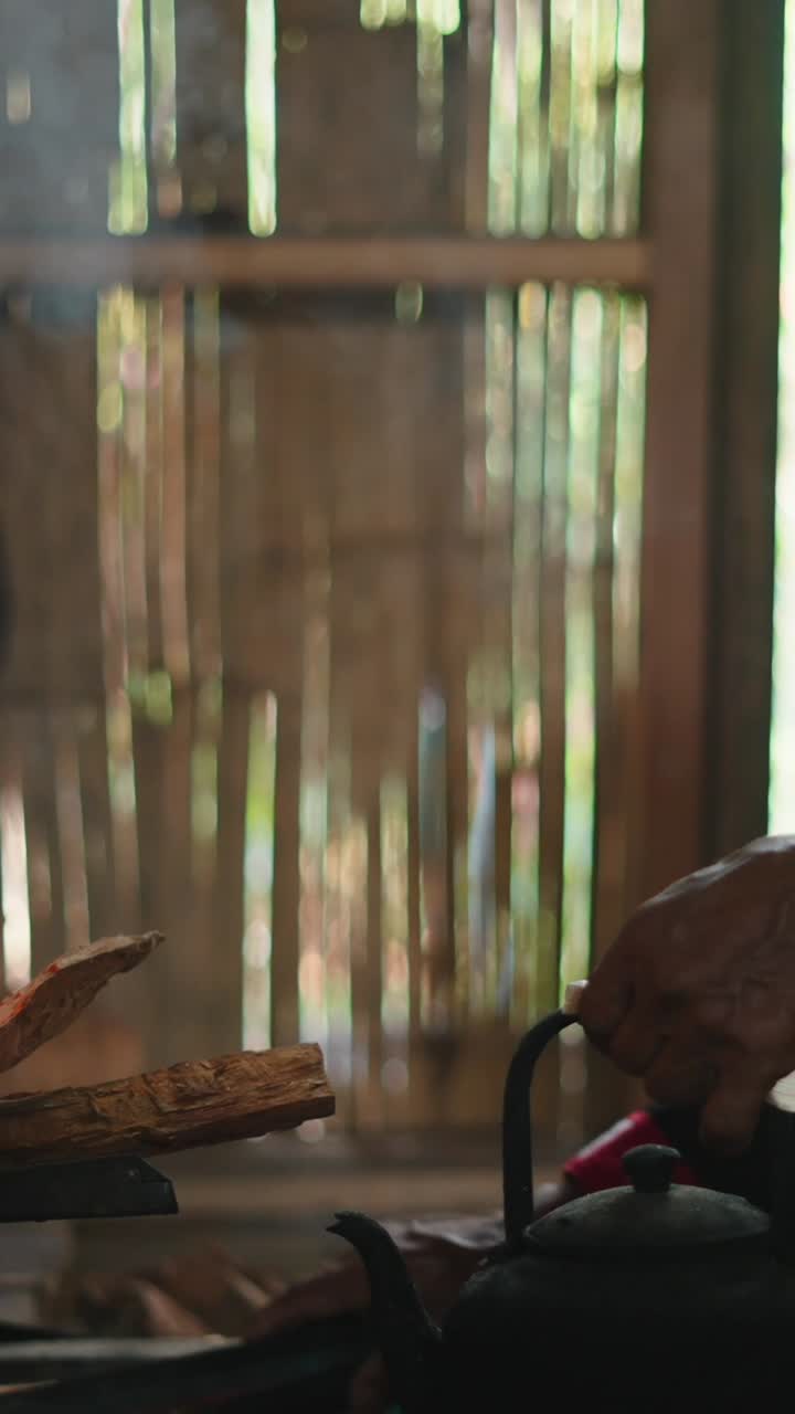 Preparing Tea with Firewood