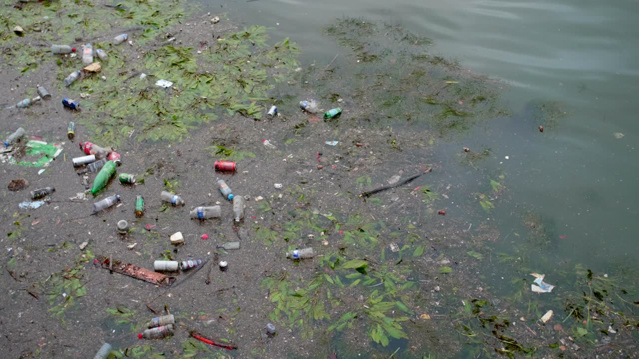 Garbage in water