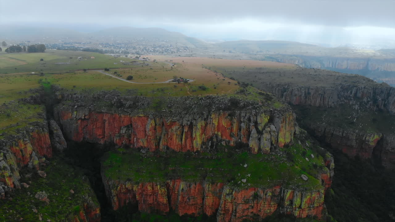 Aerial View of a Stunning Mountain Landscape