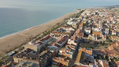 Vista-Aérea-De-La-Ciudad-De-Malgrat-De-Mar