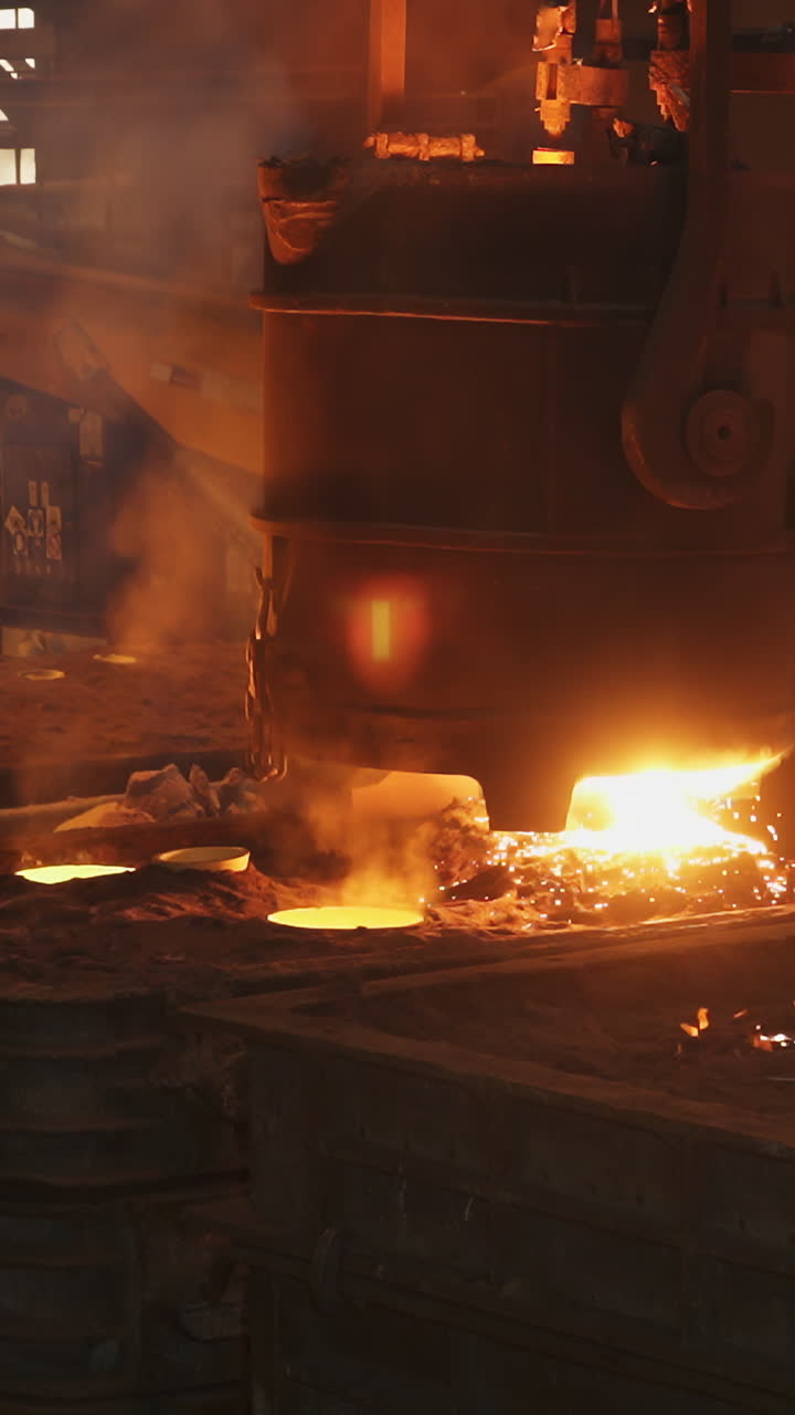 Steel Foundry: Molten Metal Production