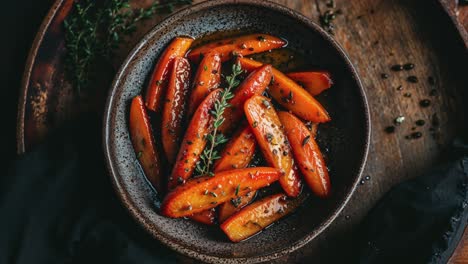roasted glazed carrots