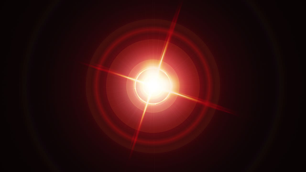centro de bucle abstracto parpadeo lente óptica llamaradas rayas de luz punto rayas de rotación fondo de animación. 4k sin fisuras dinámica energía cinética brillante estrella flash efecto de rayos de luz con rayas de iluminación girar.