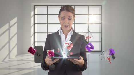 Surprised-woman-holding-tablet-computer-and-discovering-e-shopping-offer