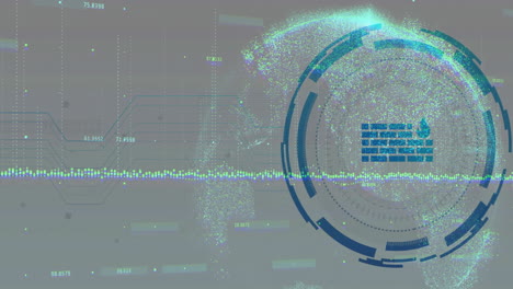 Digital-world-map-and-data-visualization-animation-over-futuristic-interface