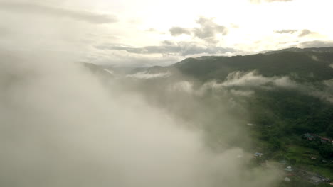 A-breathtaking-aerial-scenery-of-lush-green-tropical-rainforest-mountain