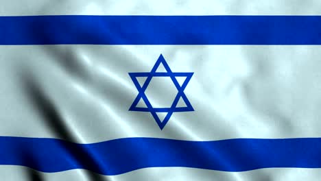 4k seamless loopable flag of israel