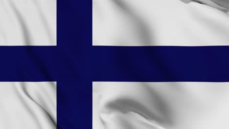 finnish 4k waving flag