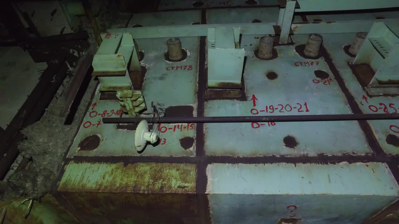 Damage Control Room At Chernobyl Nuclear Power Plant In Ukraine - Close Up