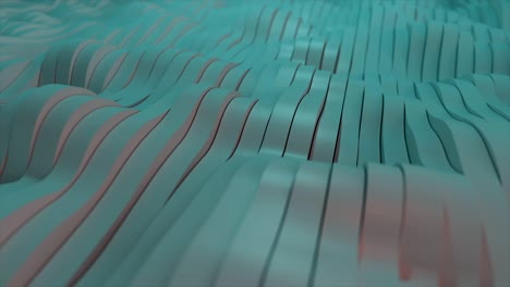 displaced rubber waves.