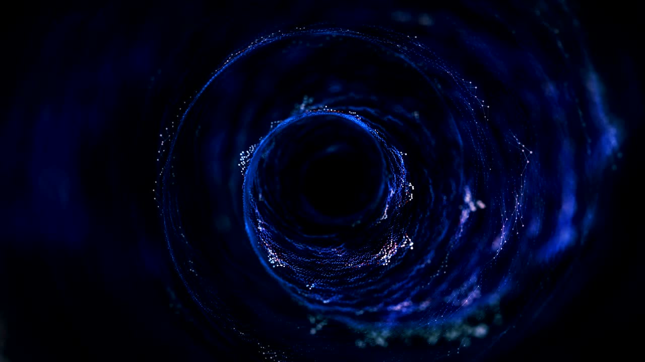 4K animated background loop with audio elements. 3D abstract digital wave.