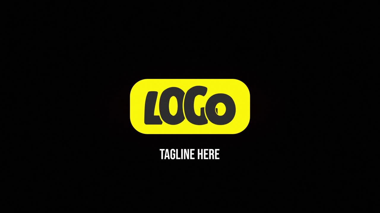 Un moderno modello di motion graphic progettato per video di rivelazione del logo con effetto fuoco.