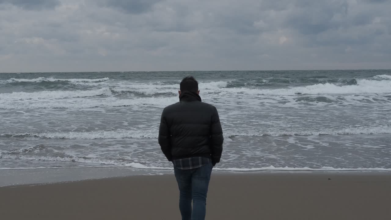 바다에서 돌을 뛰어넘는 것