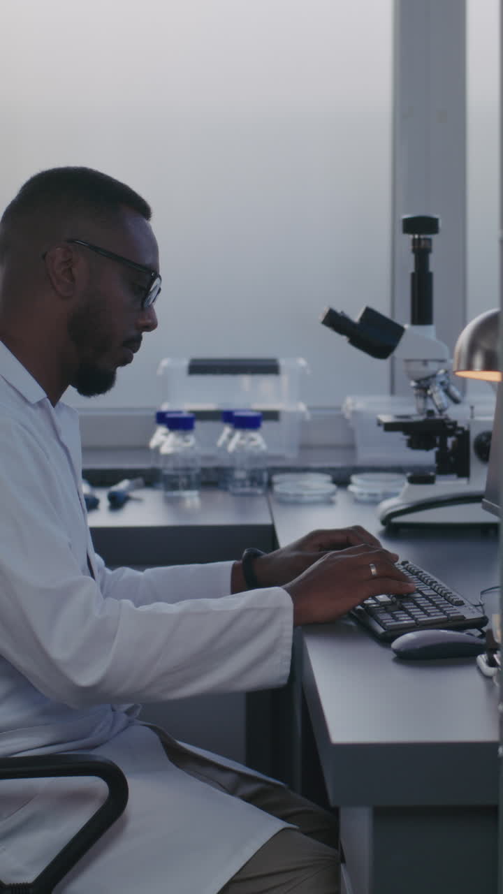 Scientist Working in a Laboratory