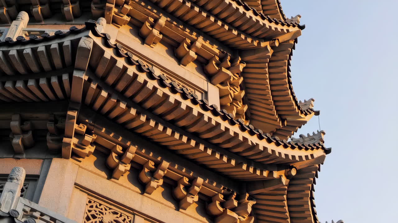 Close-up of a Pagoda Roof