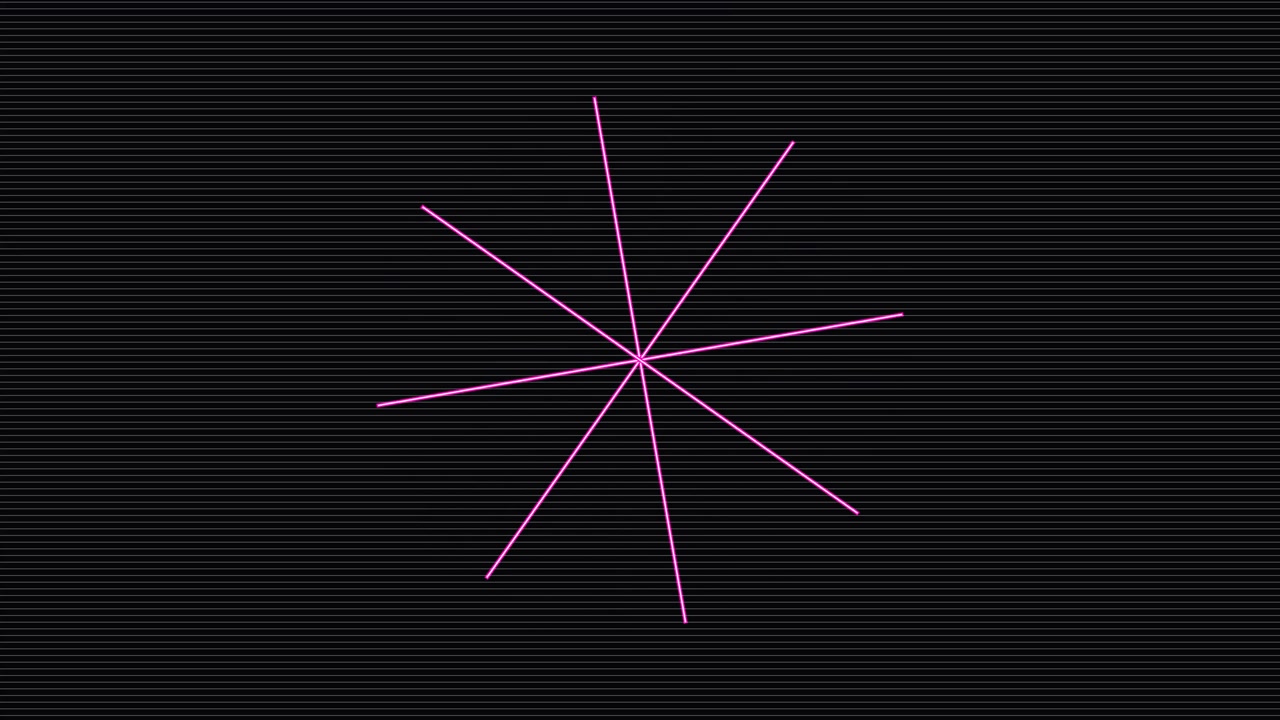 Abstract Motion Graphics Featuring Geometric Shapes and Lines