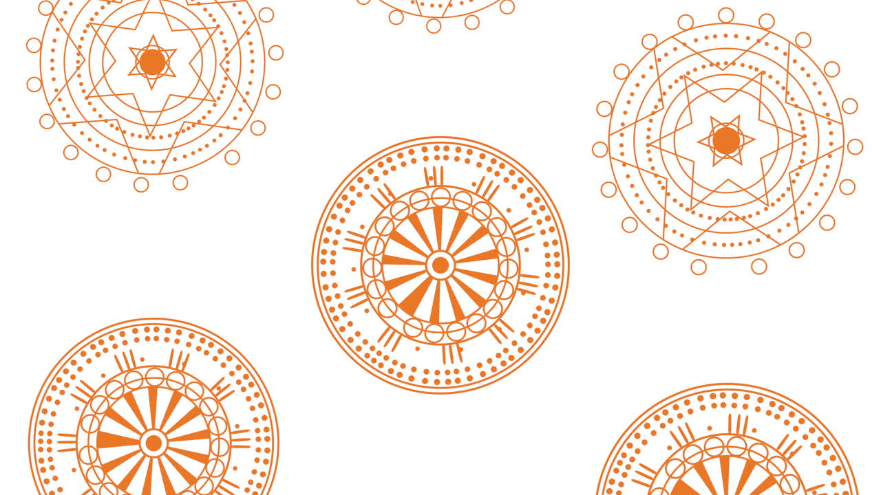 patrón de maladas dorado en fondo blanco