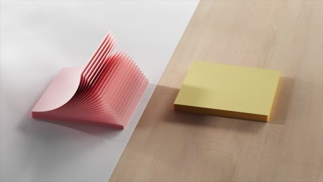 pink and yellow sticky notes