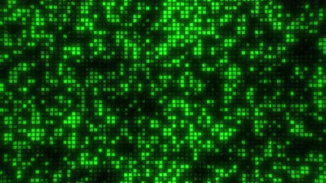 falling digital green matrix pattern code background loop