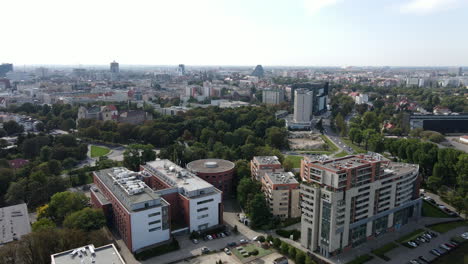 hermosa poznan desde un dron