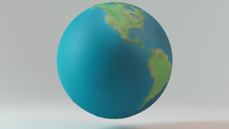 giro estilizado de la tierra