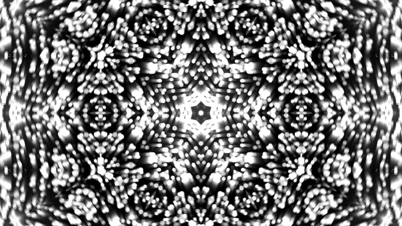 fondo abstracto con caleidoscopio plateado