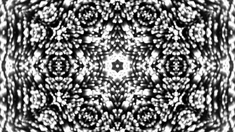 abstract background with silver kaleidoscope
