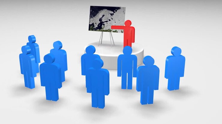 uomo che mostra i cambiamenti meteorologici