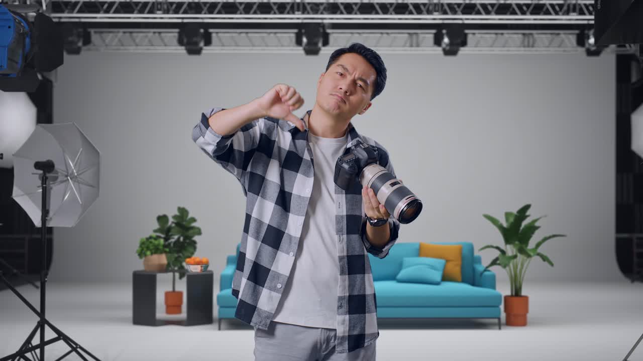 Photographer Disapproving of Photo