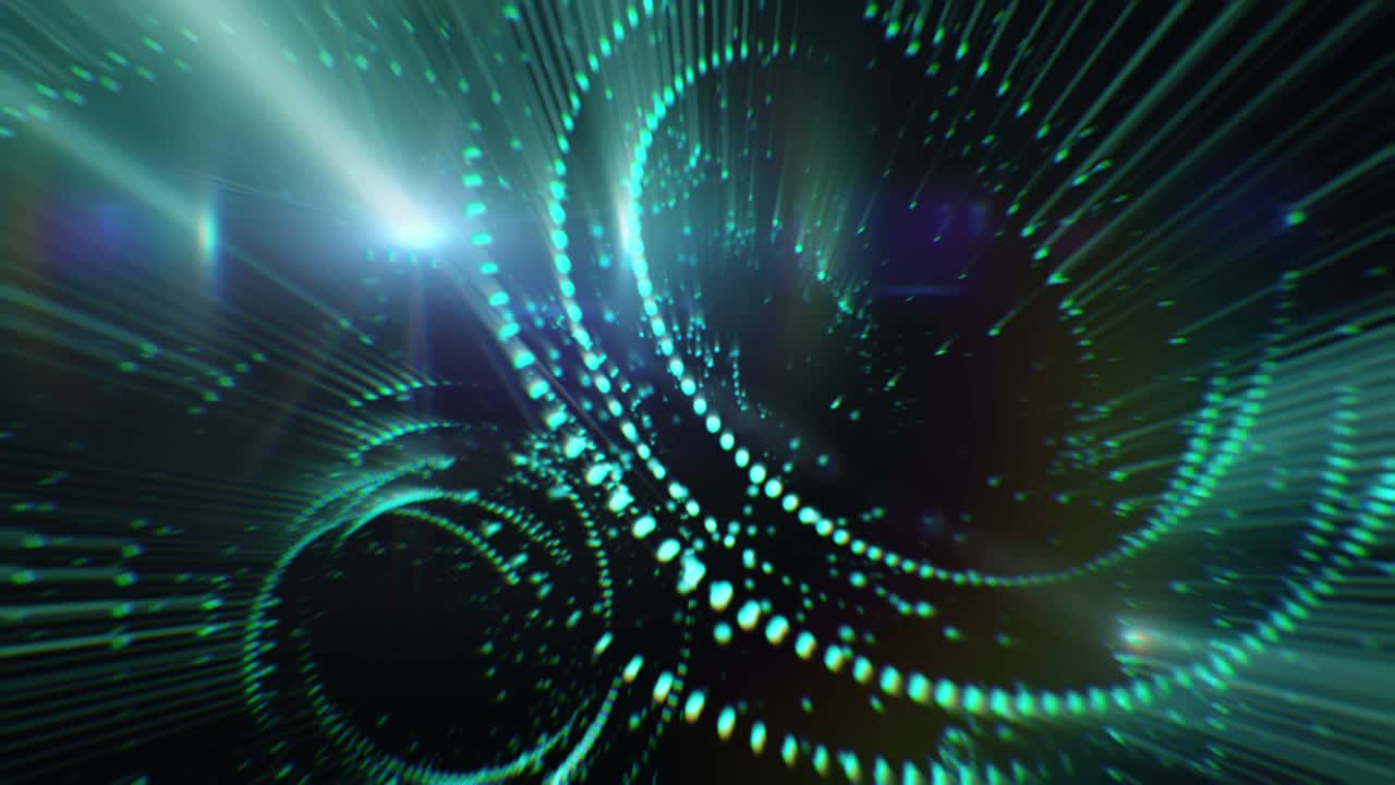 partículas abstractas rayos de fondo 4k