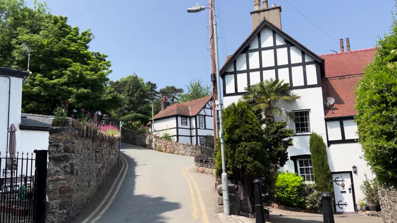 Wales Conwy Town Tudor Style House