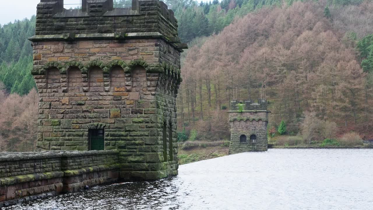 Views of the famous Howden and Derwent stone build Dams, used in the filming of the movie Dam Busters